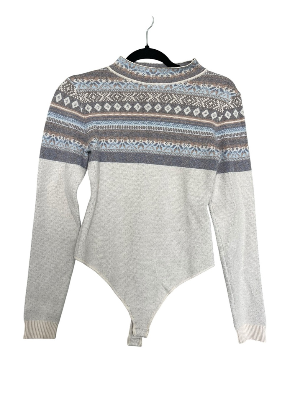 Free People Heathered Lavender Blue Crewneck Sweater